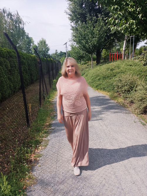 Starorůžový top — foto 5