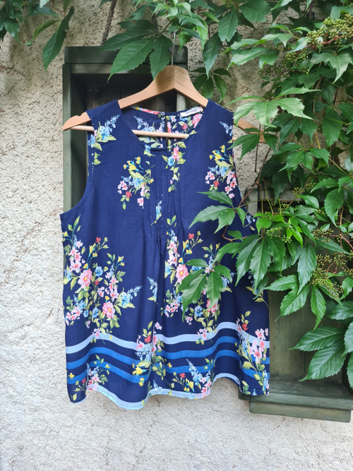 Léto v modré, top, M/L — foto 2