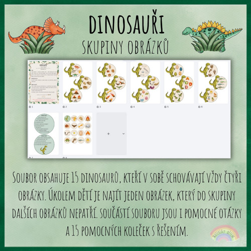 Dinosauři, skupiny obrázků — foto 3
