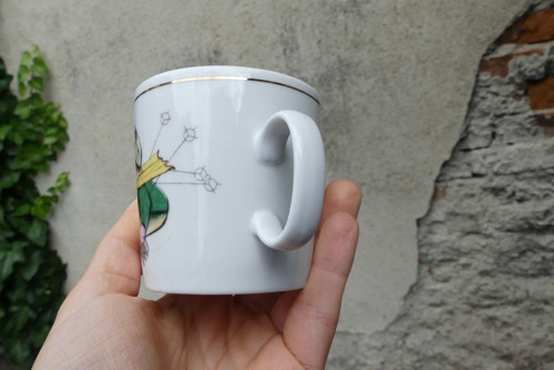 Lyžaři...dětský porcelánový hrníček — foto 2