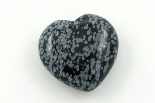 Srdíčko obsidián 3 cm — foto 2