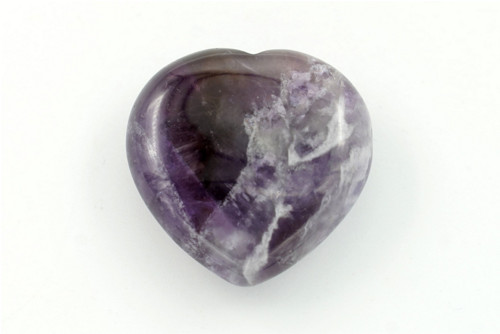 Srdíčko ametyst 3 cm — foto 2