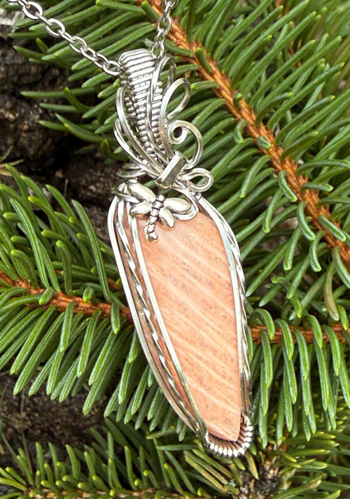 Amazonit broskvový (náhrdelník) AMAZONYX — foto 4