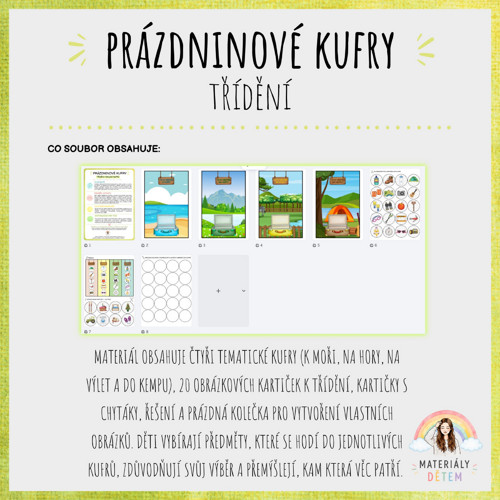 Prázdninové kufry, třídění — foto 2