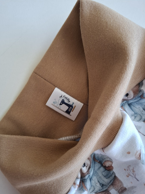 Dětské tepláčky baggy, vel. 74 Medvídci — foto 3