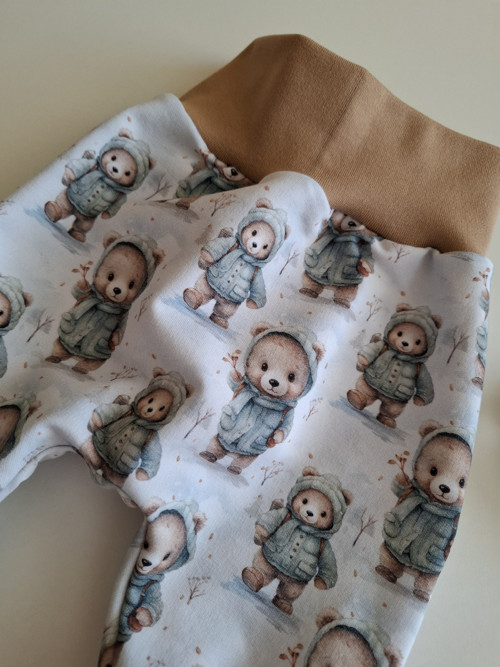 Dětské tepláčky baggy, vel. 74 Medvídci — foto 2