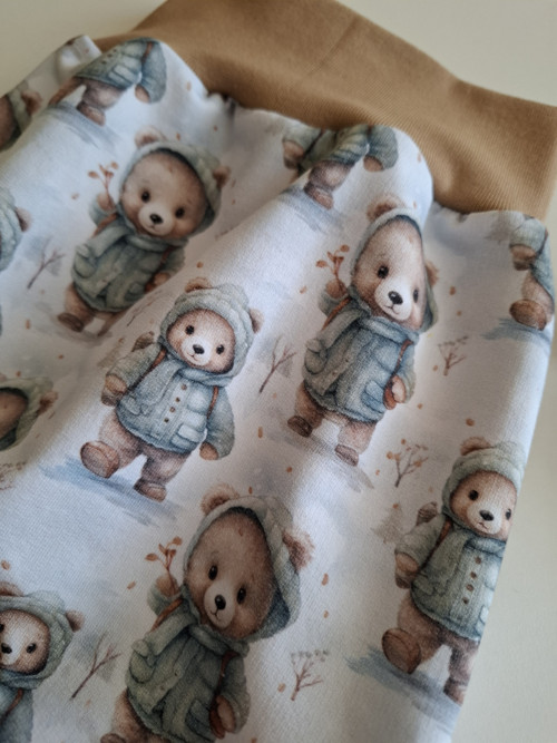 Dětské tepláčky baggy, vel. 68 Medvídci — foto 2