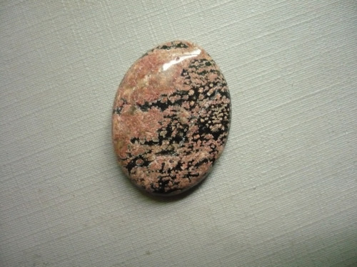 Kabošon - flower obsidián 29 mm, č.2f — foto 2