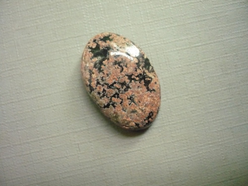 Kabošon - flower obsidián 25 mm, č.23f — foto 2