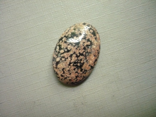Kabošon - flower obsidián 25 mm, č.24f — foto 2