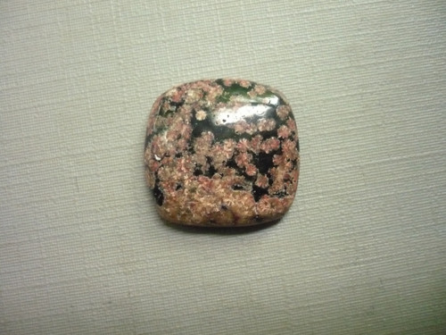Kabošon - flower obsidián 20 mm, č.26f — foto 2