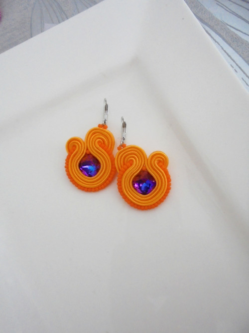 Soutache náušnice — foto 2