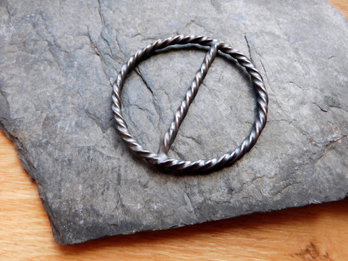 Spona - měděná - na oděv — foto 2
