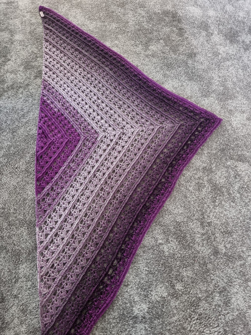 Šátek Neon Violet — foto 3