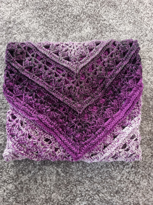 Šátek Neon Violet — foto 5