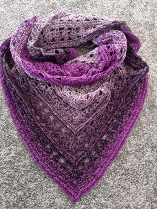 Šátek Neon Violet — foto 4