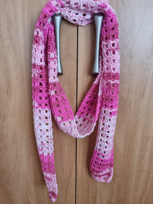 Šála růžová okénka — foto 2