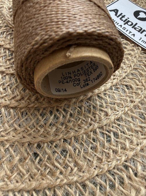 Zbytek LINHASITA 1mm macramé 362 — foto 2