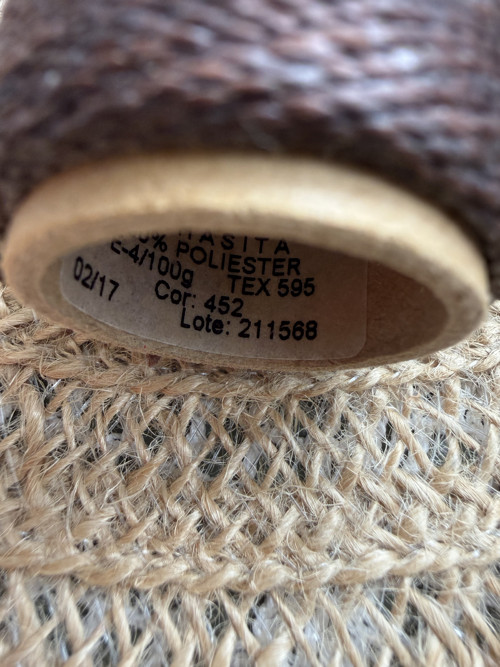 Zbytek LINHASITA 1mm macramé 452 — foto 2