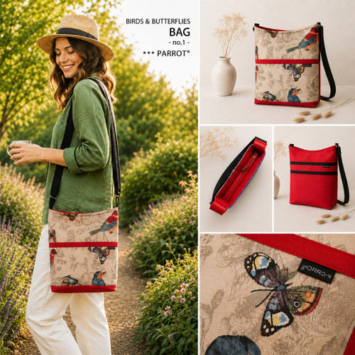 Birds & Butterflies Bag ** no.1* Parrot® — foto 2