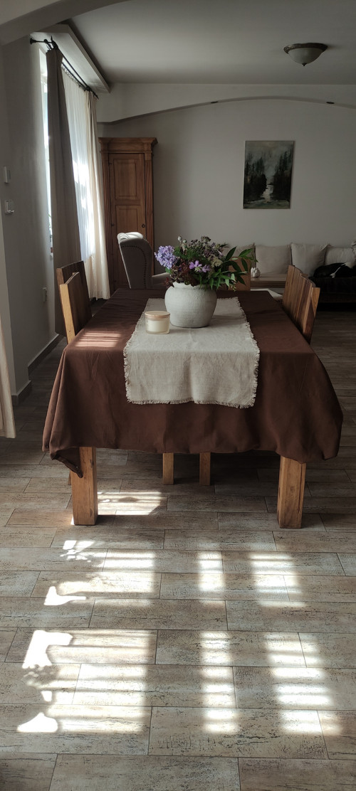 Lněný režný běhoun — foto 3