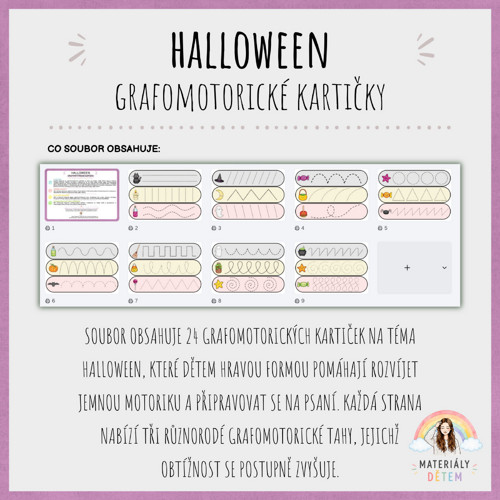 Grafomotorické kartičky - Halloween — foto 2