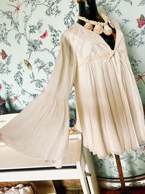 Tunika boho rozevlátá — foto 3