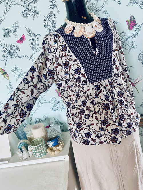 Halenka boho v hedvábí — foto 4