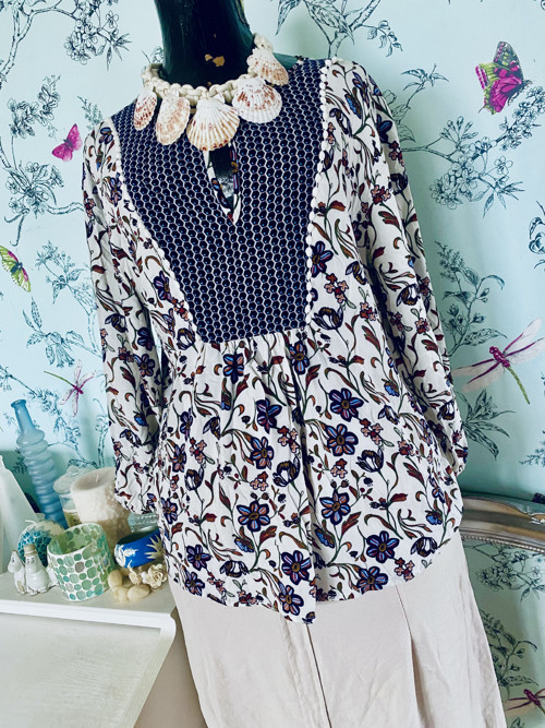 Halenka boho v hedvábí — foto 3