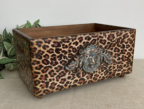 Dřevěný box Leopard & Lion — foto 2