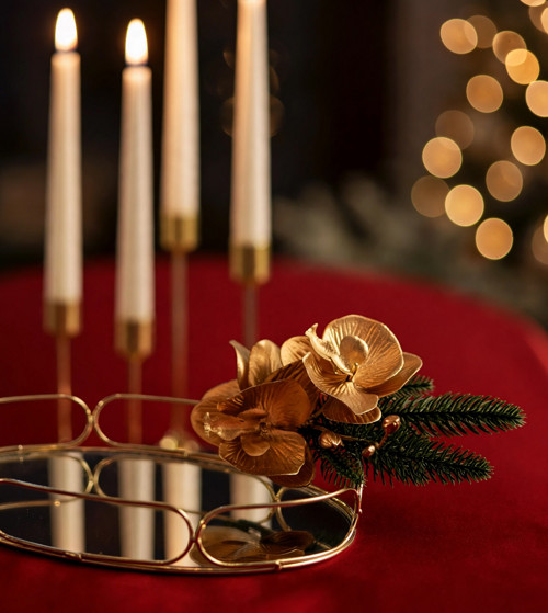 Adventní zlatý svícen — foto 3