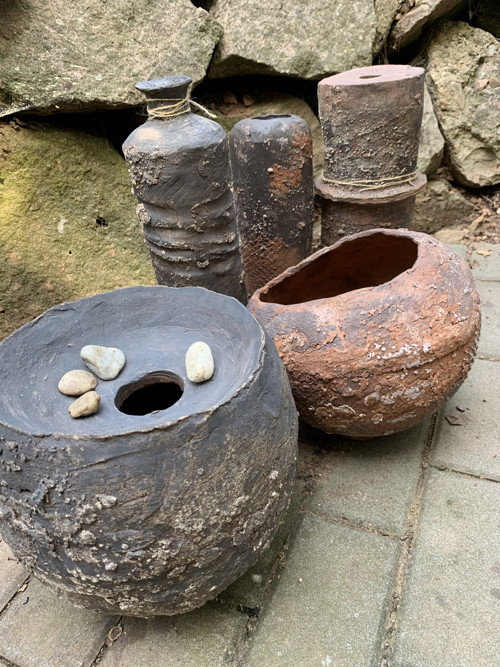 Keramická váza wabi sabi — foto 3