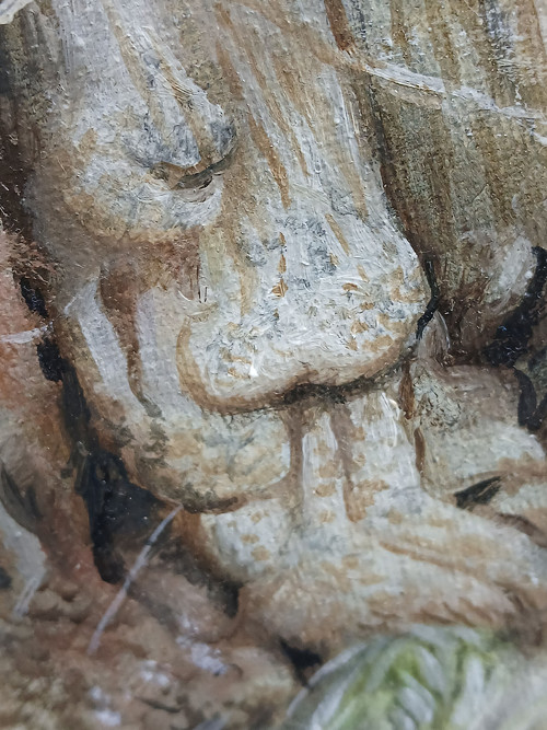 Stromy u vody - olejomalba na plátně — foto 2