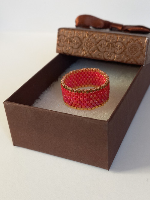 Prsten - Red AB Gold — foto 2