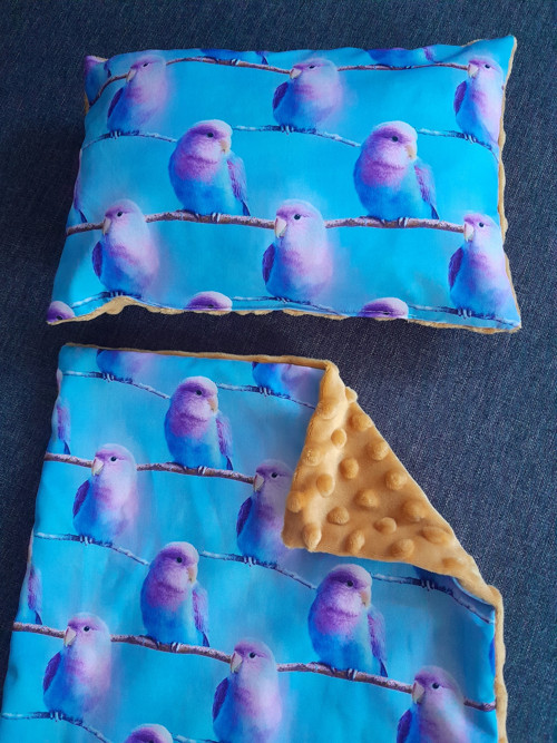 Peřinky pro panenky...papoušci — foto 3