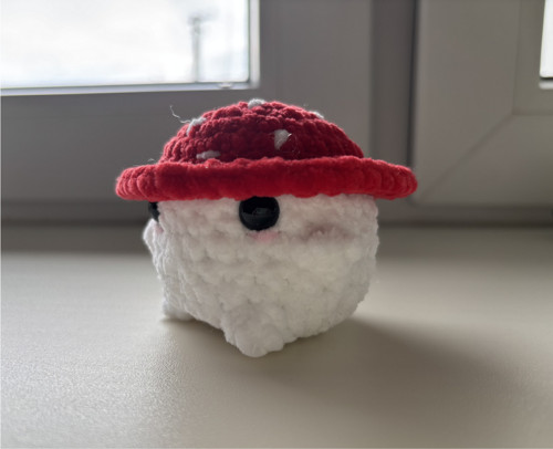 Ručně háčkovaný MUSHROOM BOY — foto 4