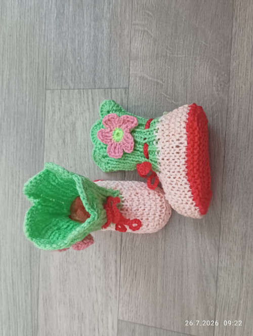 Pletené bačkůrky — foto 2