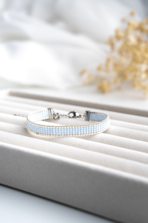 Náramek " Elegant Baby Blue" — foto 3