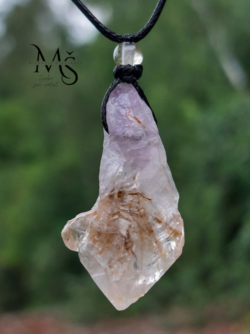 SAGENIT - nylonový náhrdelník/amulet — foto 3