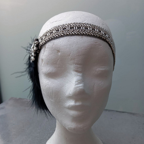 Great Gatsby Black... čelenka — foto 3
