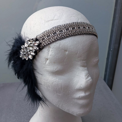 Great Gatsby Black... čelenka — foto 2
