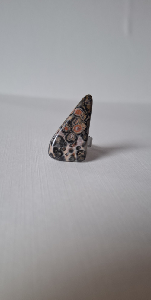 Prstýnek s leopardím jaspisem — foto 3