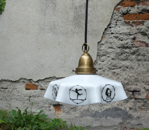 Siluety...starožitný lustr, stropnice — foto 2