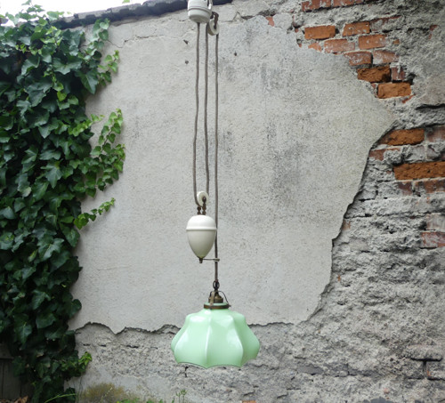 Starožitný lustr, stropnice, stahovačka — foto 3