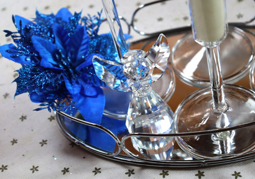 Stříbrný adventní svícen — foto 2