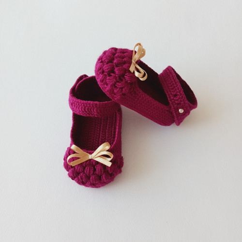 Háčkované balerínky - 9 cm — foto 2