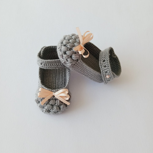 Háčkované balerínky - 9 cm — foto 2