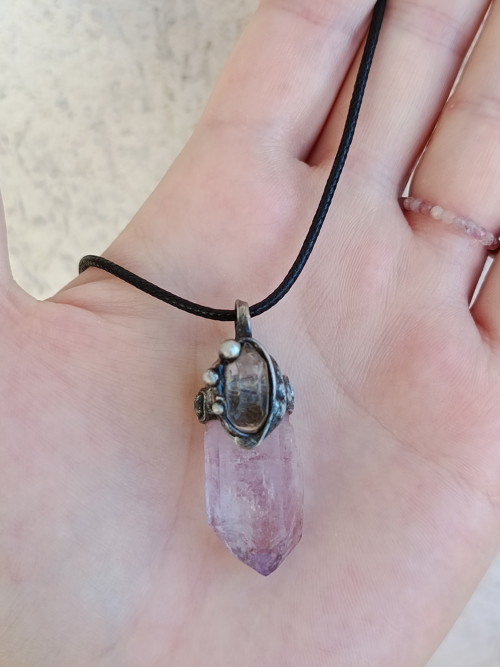 Vzácný ametyst veracruz a HERKIMER DIAMOND — foto 4