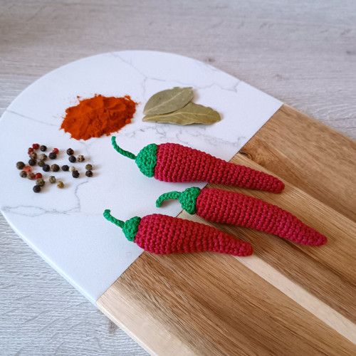 Háčkovaná chilli paprička — foto 3