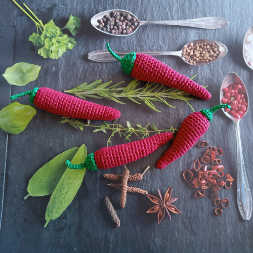 Háčkovaná chilli paprička — foto 2